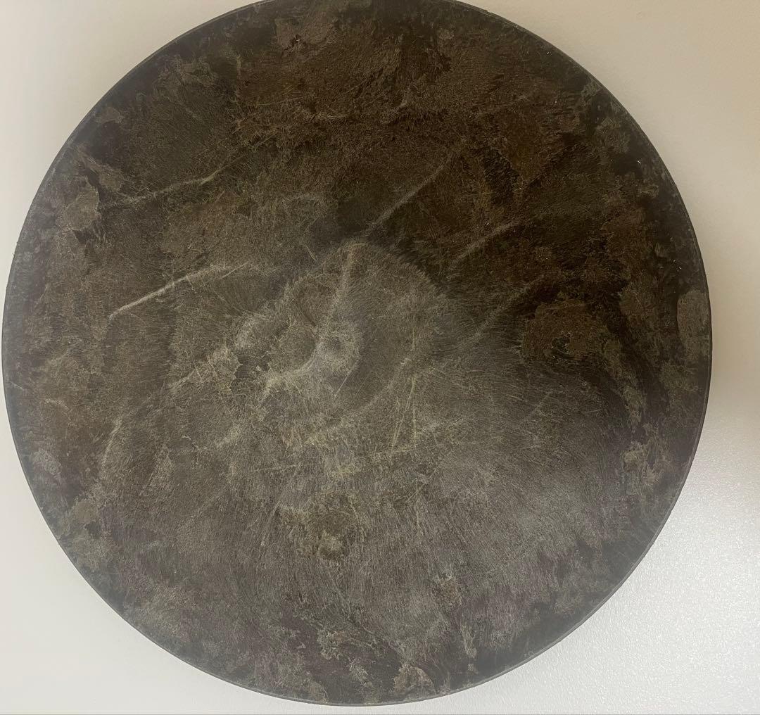 【難あり】ARAS エイラス 大皿ウェーブ 4枚セット 杉皮ブラック