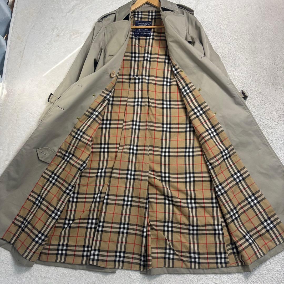 ヴィンテージ 貴重 バーバリー+レーン・クロフォード英国 トレンチコート ロング