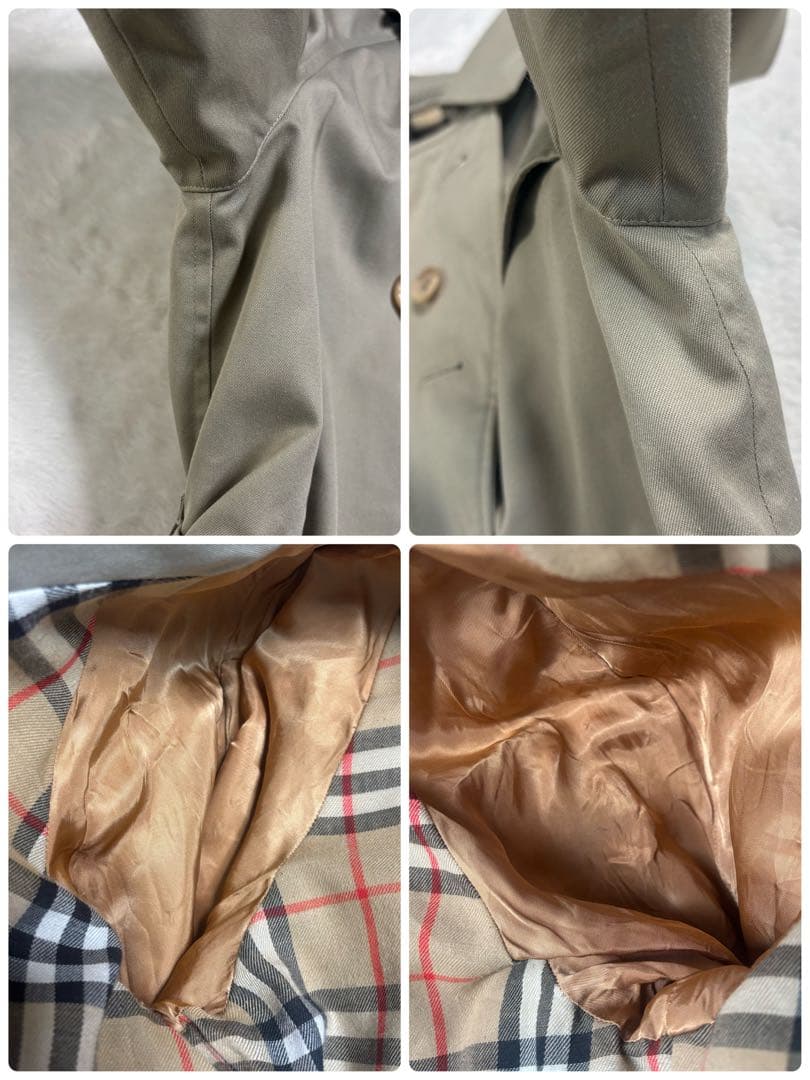 ヴィンテージ 貴重 バーバリー+レーン・クロフォード英国 トレンチコート ロング