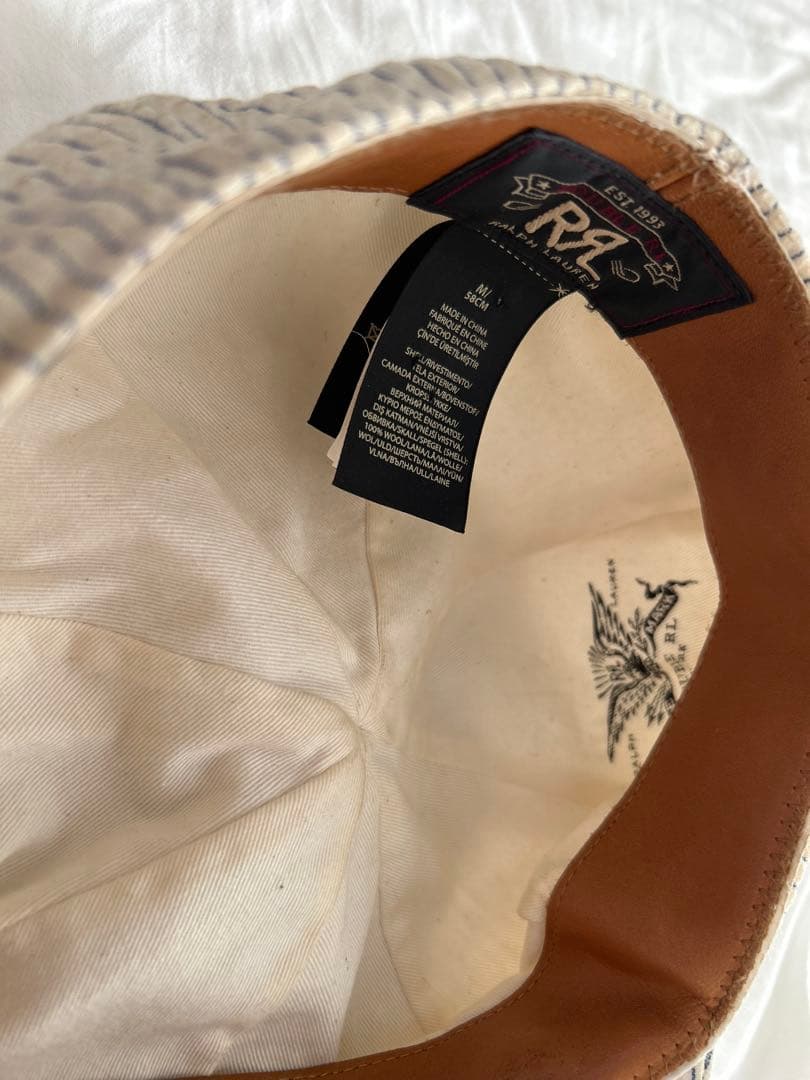 激レアモデル　RRL ダブルアールエル　ニュースボーイキャップ　春　夏