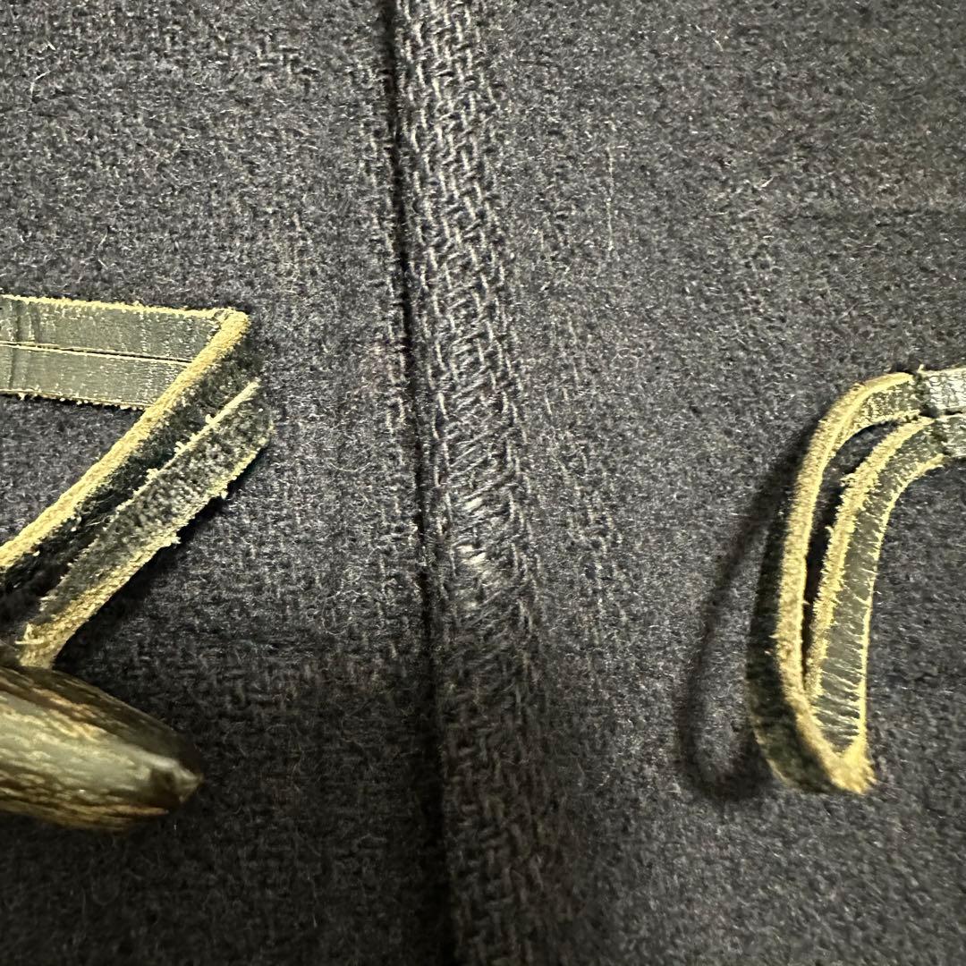 希少　Burberry ダッフルコート　ノバチェック　ネイビー　ウール