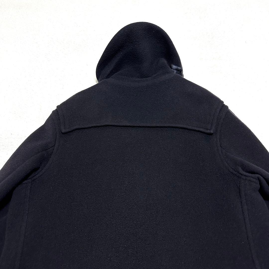 希少　Burberry ダッフルコート　ノバチェック　ネイビー　ウール