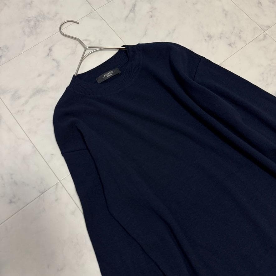 美品　Max Mara　マックスマーラ WEEKEND 上質ニットワンピース 紺