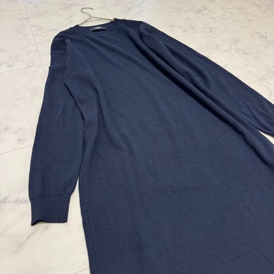 美品　Max Mara　マックスマーラ WEEKEND 上質ニットワンピース 紺