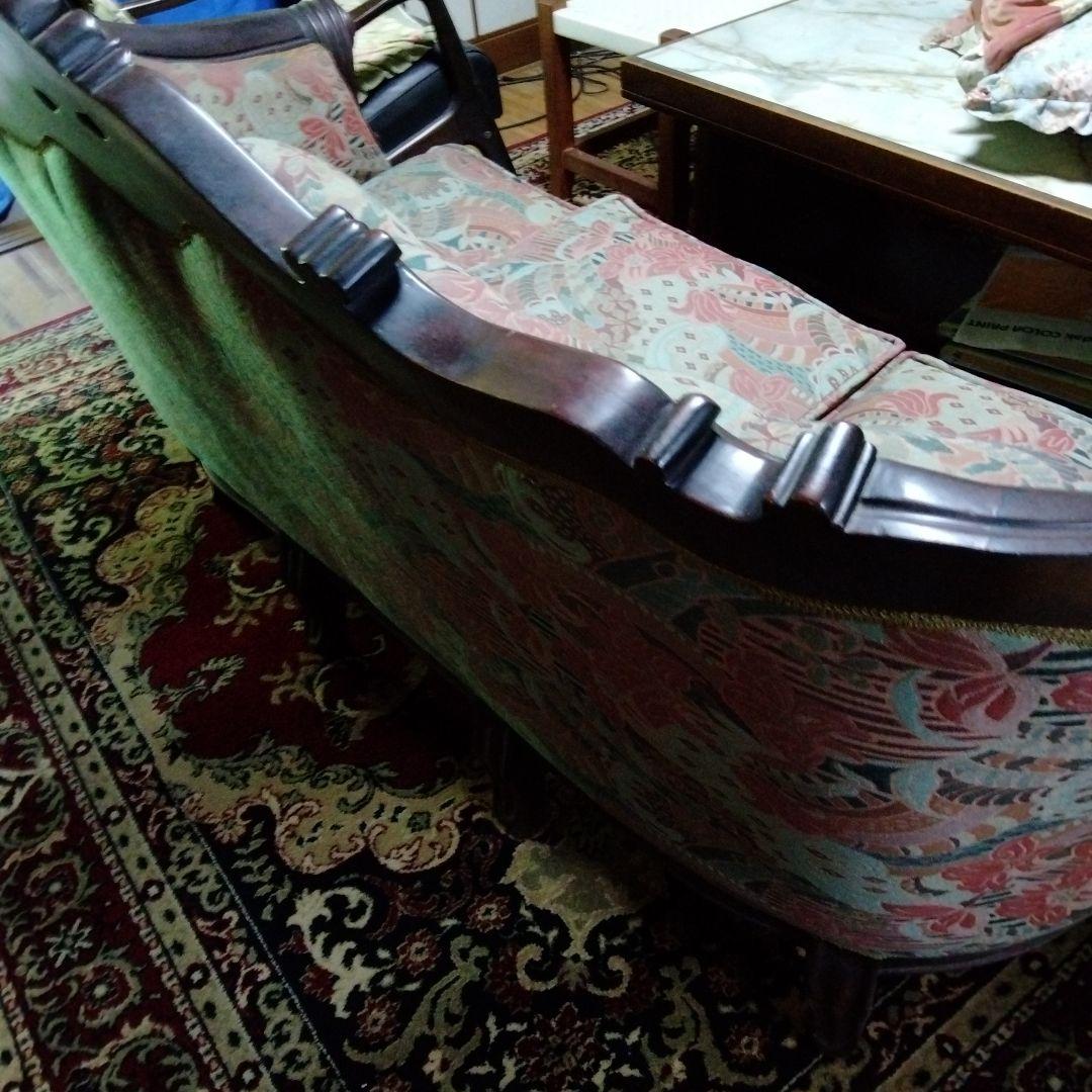 らむ　ビクトリアンスタイル 　3人掛けソファ