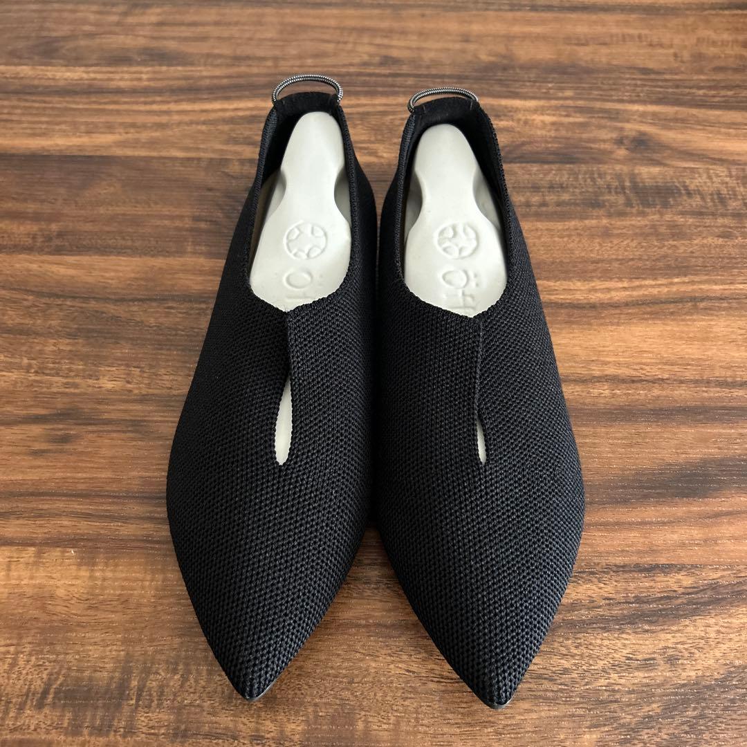 【美品】 Offen pointed-SLIT SIMP/BLACK-37