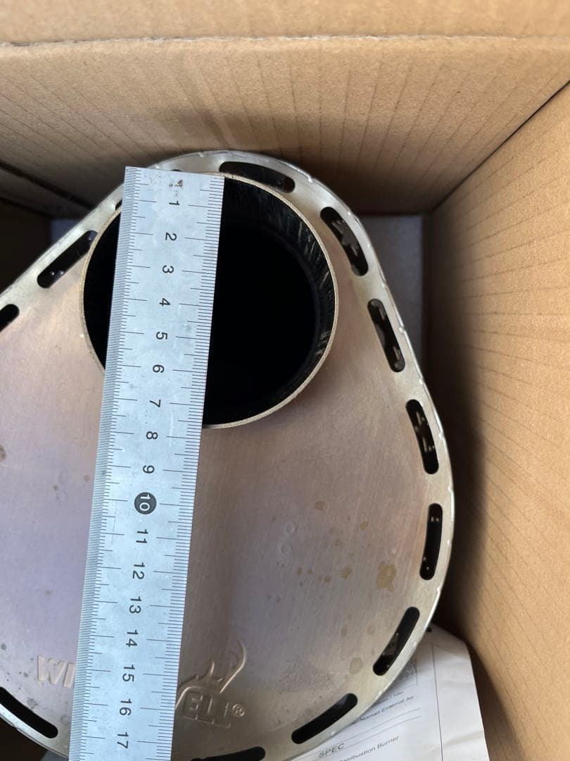 【美品】テンマクデザイン　ウィンナーウェル　76mm Mサイズ　2次燃焼器