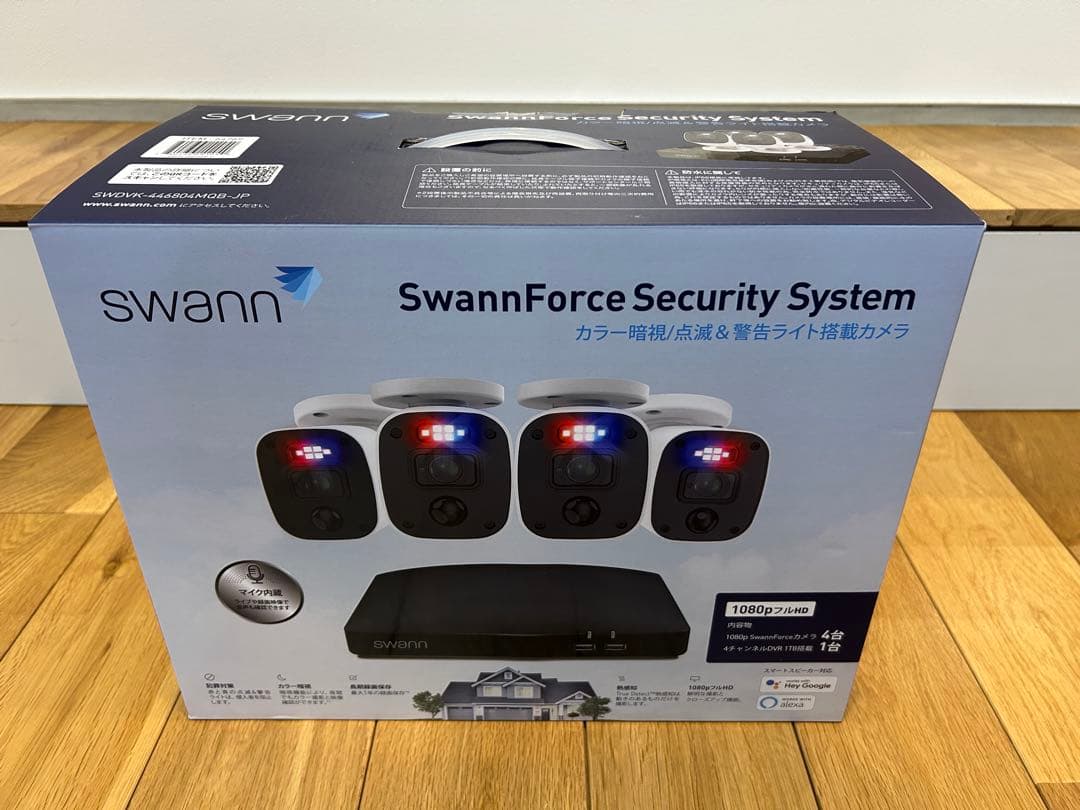 SWANN スワン 防犯カメラ 1080p 4台　SWDVK-446804SL