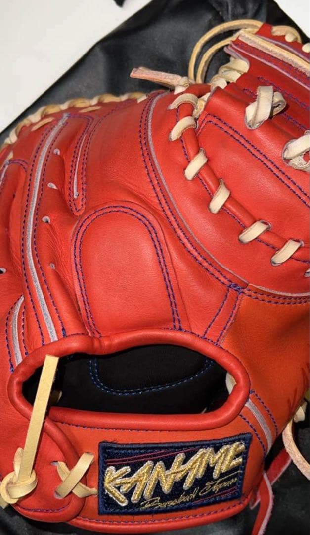 B*A様 KANAME レッド 硬式グローブ