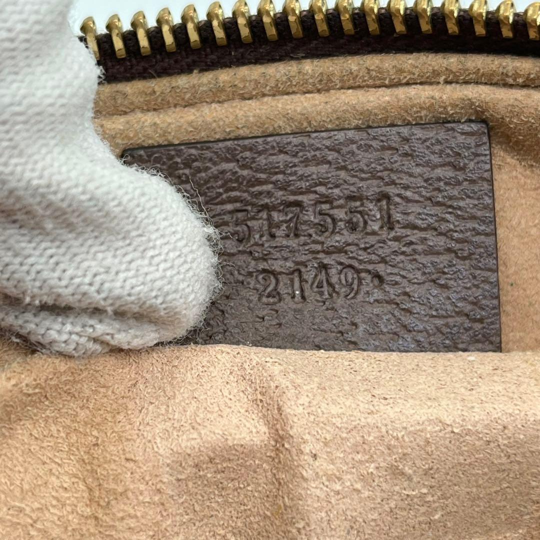 【美品】グッチ クラッチバッグ GGスプリーム マーモント オフィディア PVC