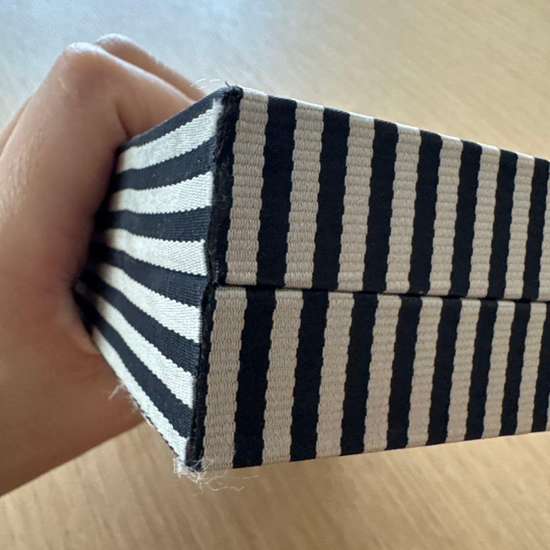 GIGI ストライプ アクセサリーボックス