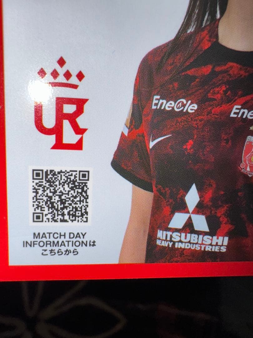 レッズレディース 塩越柚歩 Tシャツ 白 XL ミニ色紙 カード リストバンド