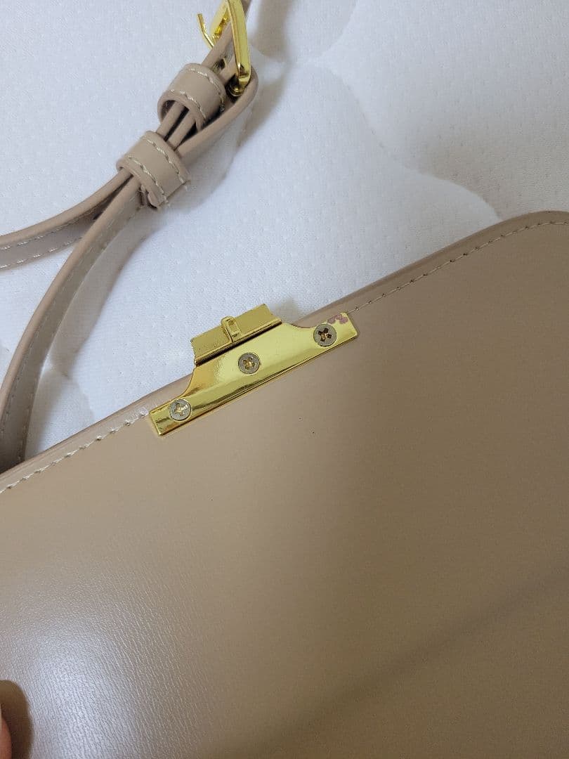 CELINE セリーヌ ベージュ ショルダーバッグ