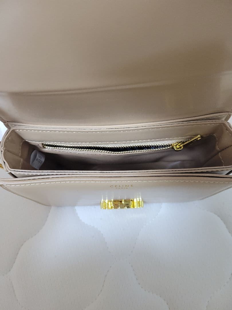 CELINE セリーヌ ベージュ ショルダーバッグ