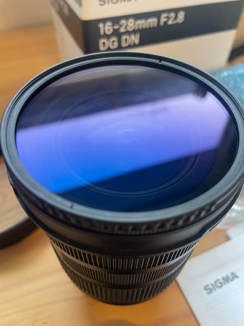 SIGMA 16-28mm F2.8 DG DN ズームレンズ　CPLフィルター