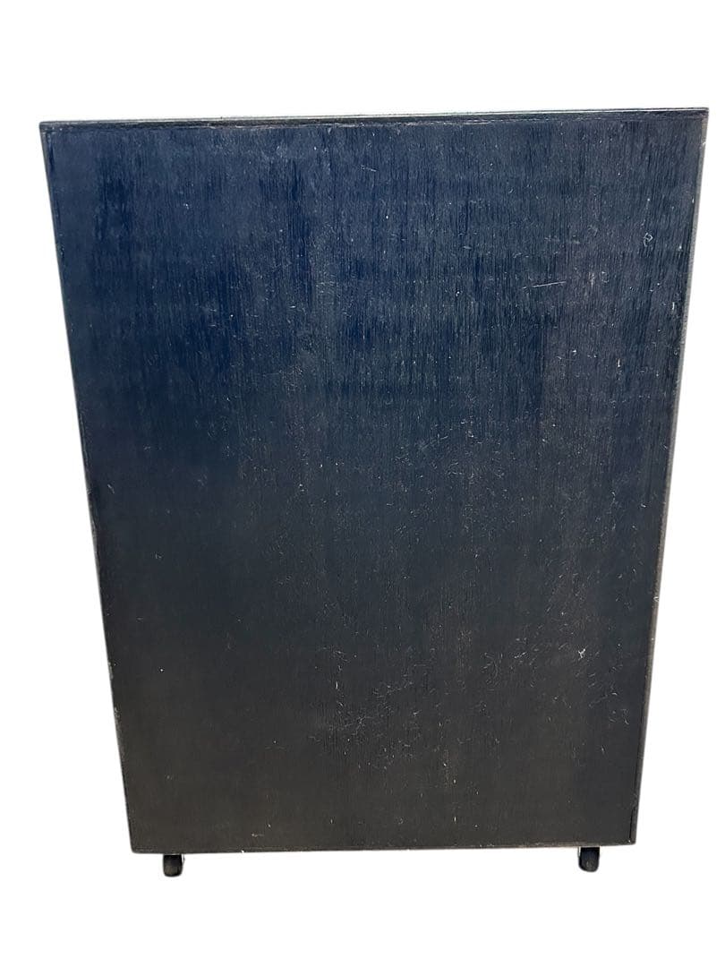 M&M カスタムパフォーマンス　木製5段収納ラック キャスター付き