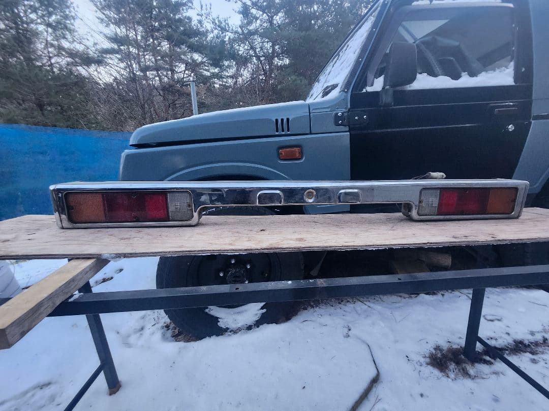 SUZUKI ジムニー JA11 純正メッキリアバンバー