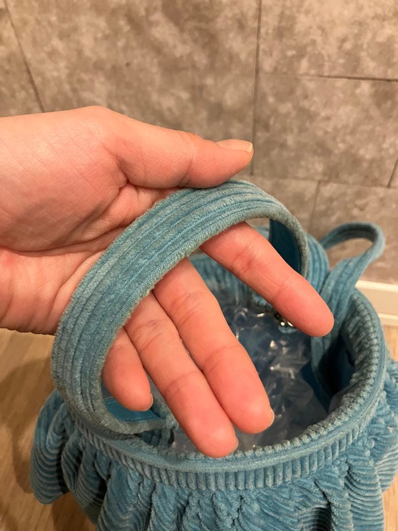 セツコサジテール コーデュロイ フリル ショルダーバッグ city