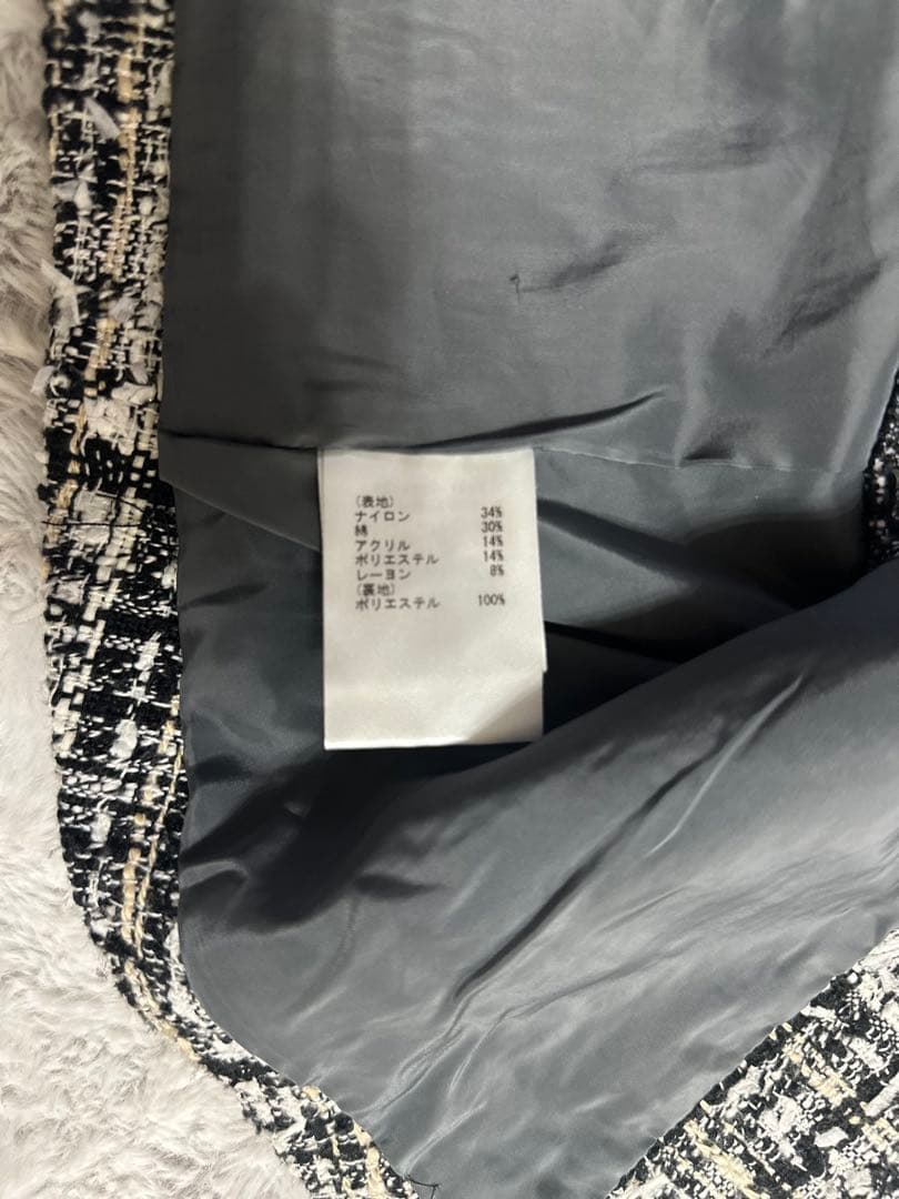 Diagram （グレースコンチネンタル）ツイード ジレ　ベスト36