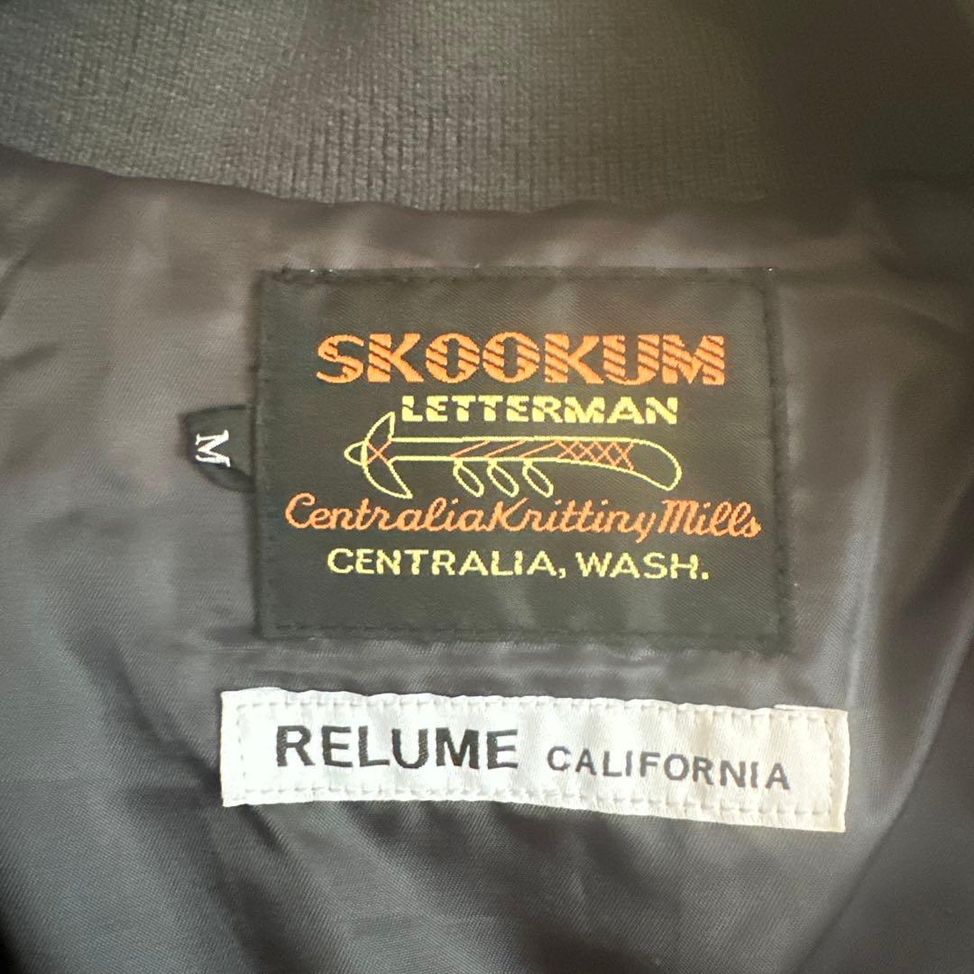 【SKOOKUM / スクーカム】別注 メルトンスタジャン　Mサイズ