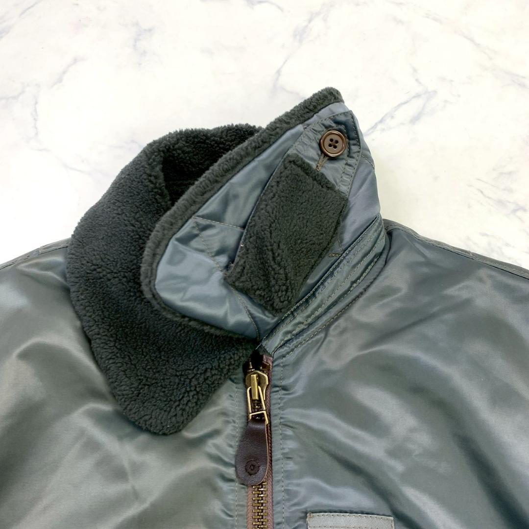 美品★ BEAMS ワイドショートフィット B-15 ジャケット L　E051