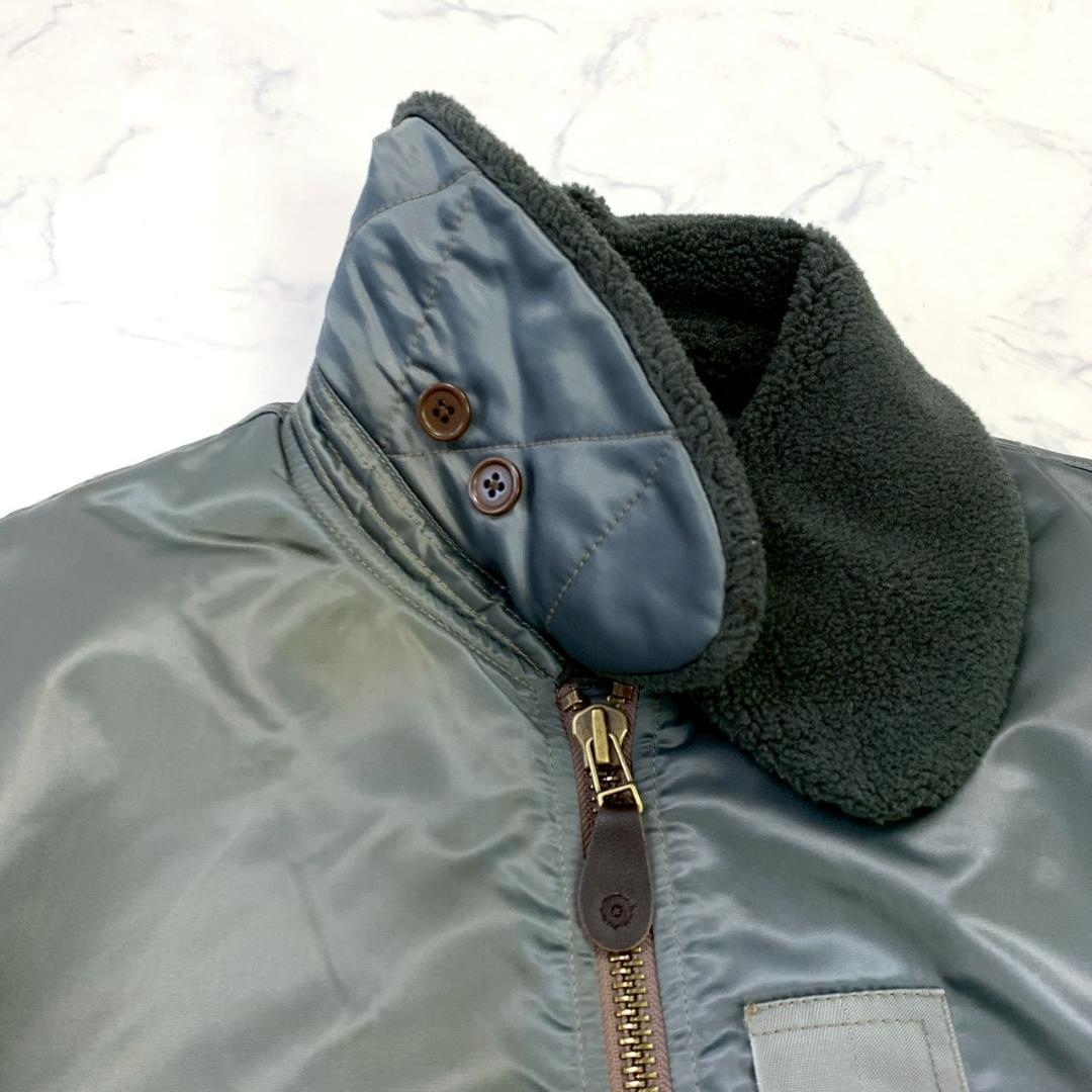 美品★ BEAMS ワイドショートフィット B-15 ジャケット L　E051