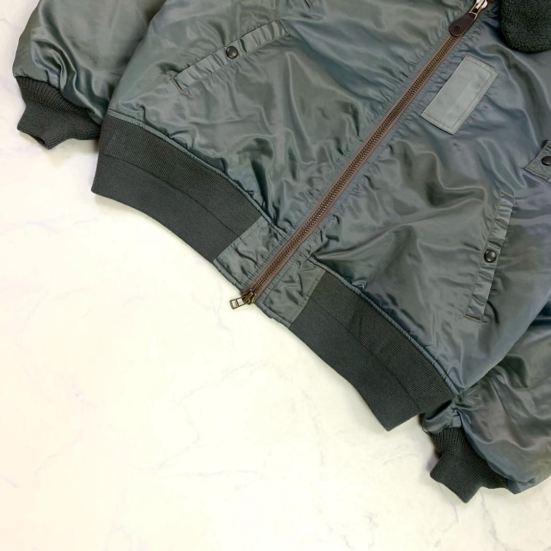 美品★ BEAMS ワイドショートフィット B-15 ジャケット L　E051