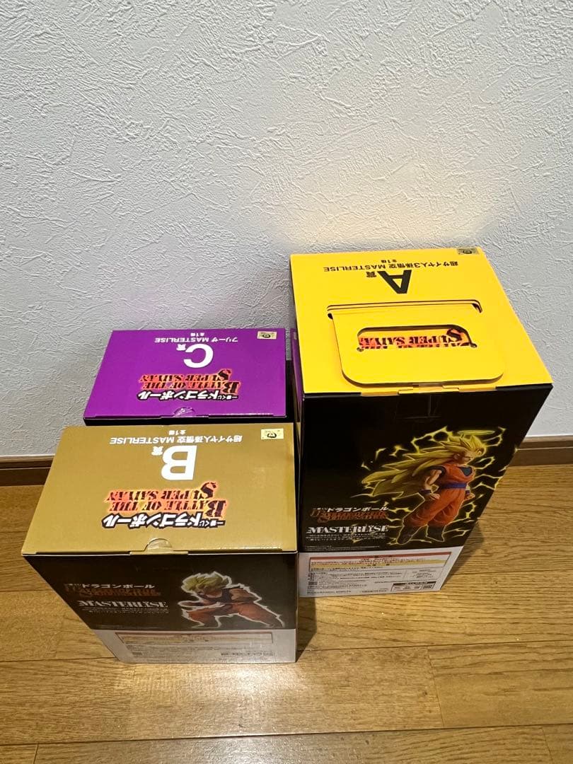 一番くじ　ドラゴンボール　Ａ．Ｂ．Ｃ賞フィギュアセット