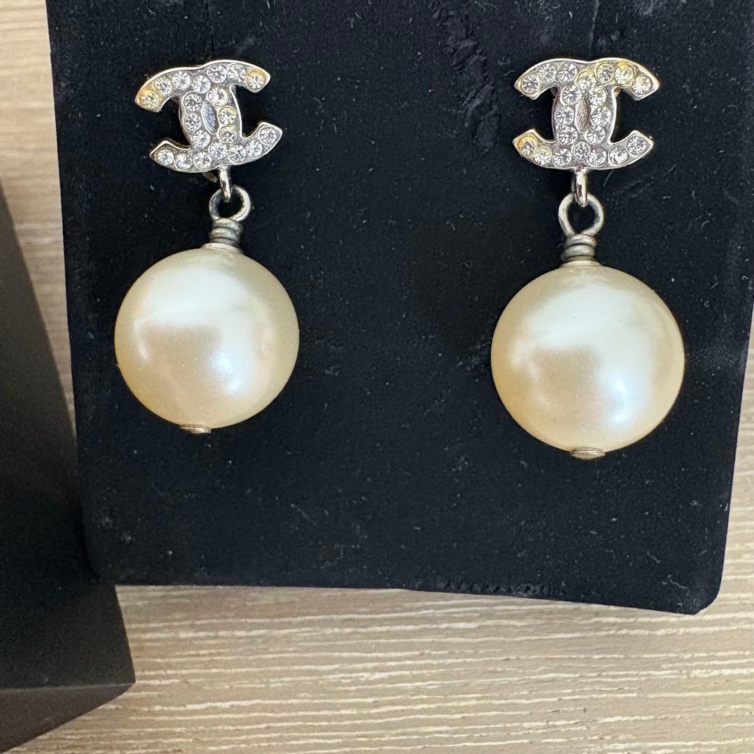 CHANEL パール ピアス　正規品