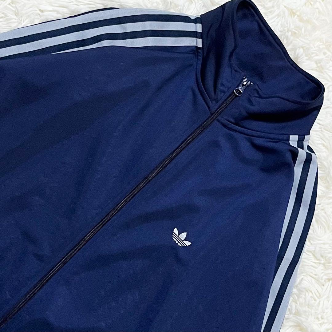 極美品 アディダス トラックジャケット ベッケンバウアー メンズM ネイビー