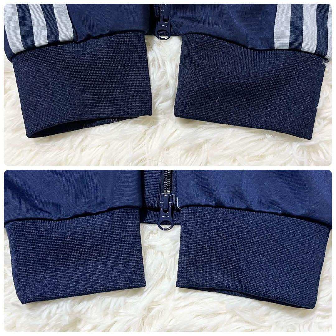極美品 アディダス トラックジャケット ベッケンバウアー メンズM ネイビー