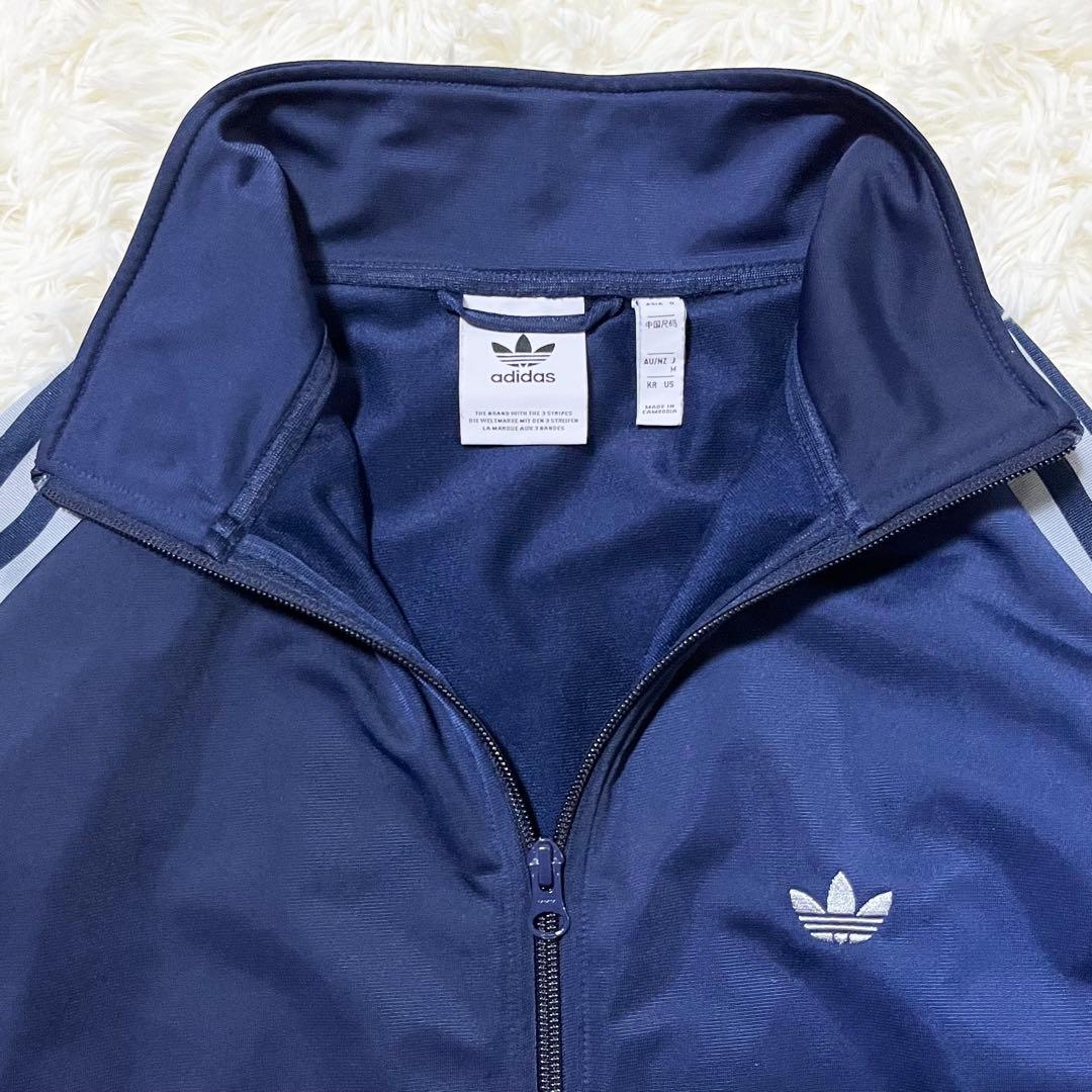 極美品 アディダス トラックジャケット ベッケンバウアー メンズM ネイビー