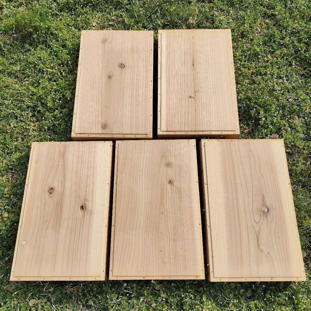 餅箱 ばんじゅう 木箱 5段 古道具 昭和レトロ 5箱 餅つき もろぶた