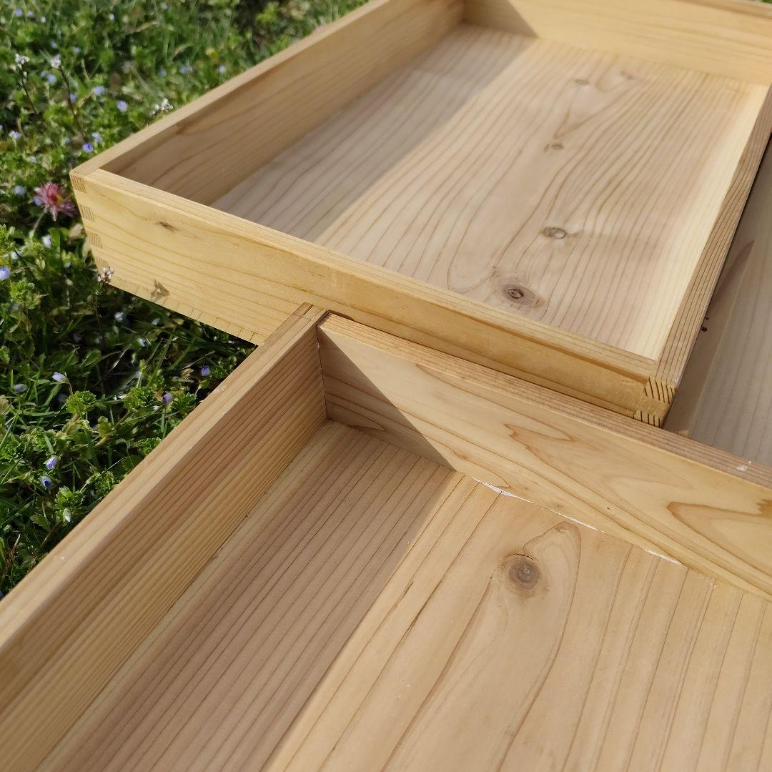 餅箱 ばんじゅう 木箱 5段 古道具 昭和レトロ 5箱 餅つき もろぶた