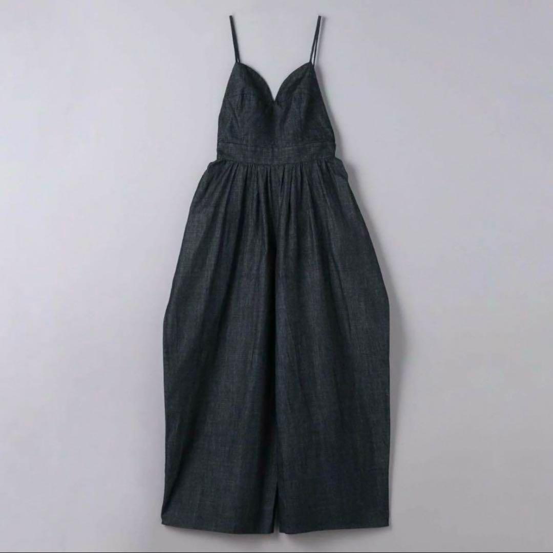 限定価格オーバーオール 「AEWEN MATOPH」デニム ビスチェ サロペット