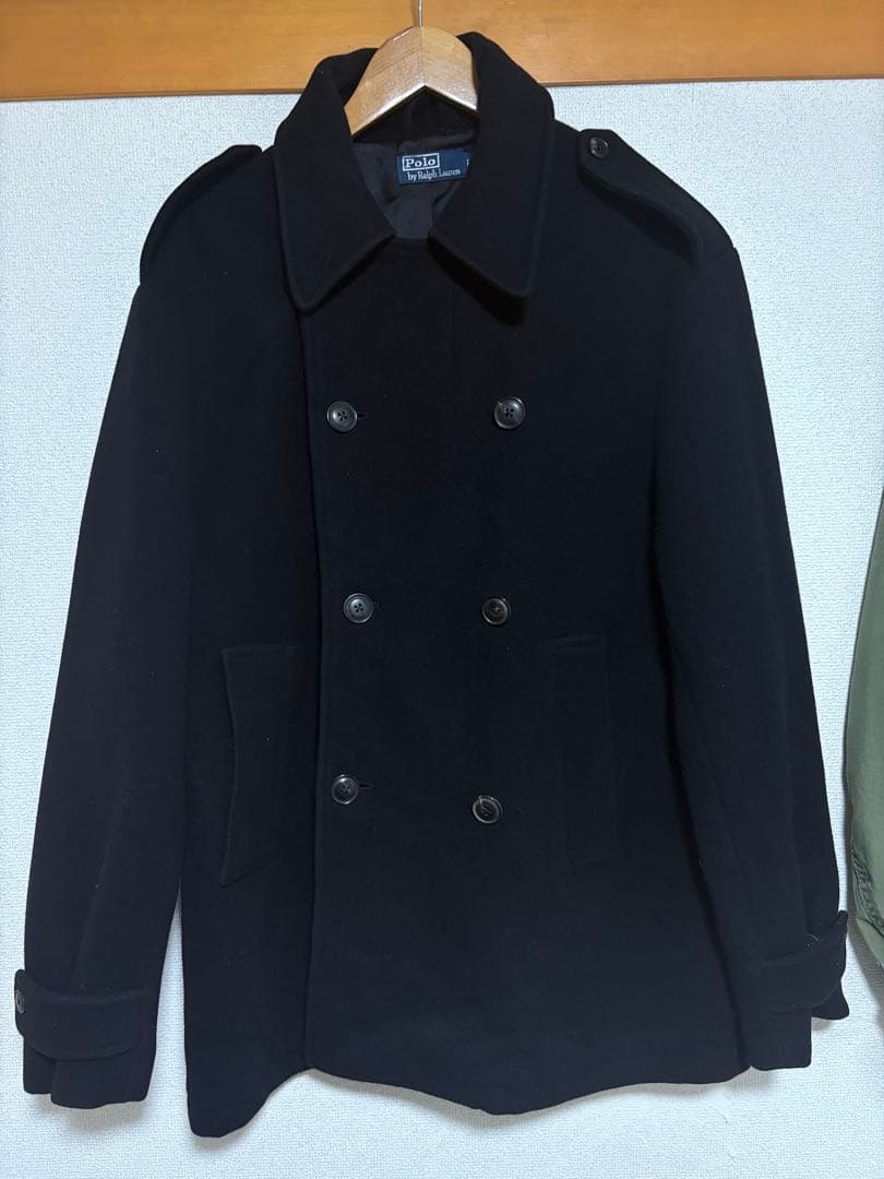 m*e様 90s Polo by Ralph Lauren ウールピーコート L
