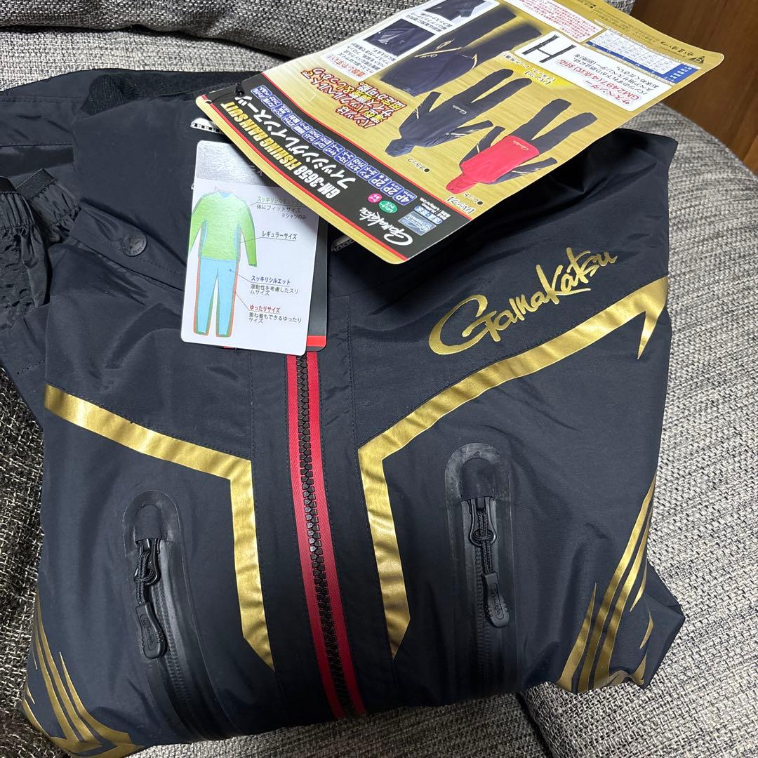 y*i様 Gamakatsu GM-3658防水フィッシングレインスーツ　LLサ