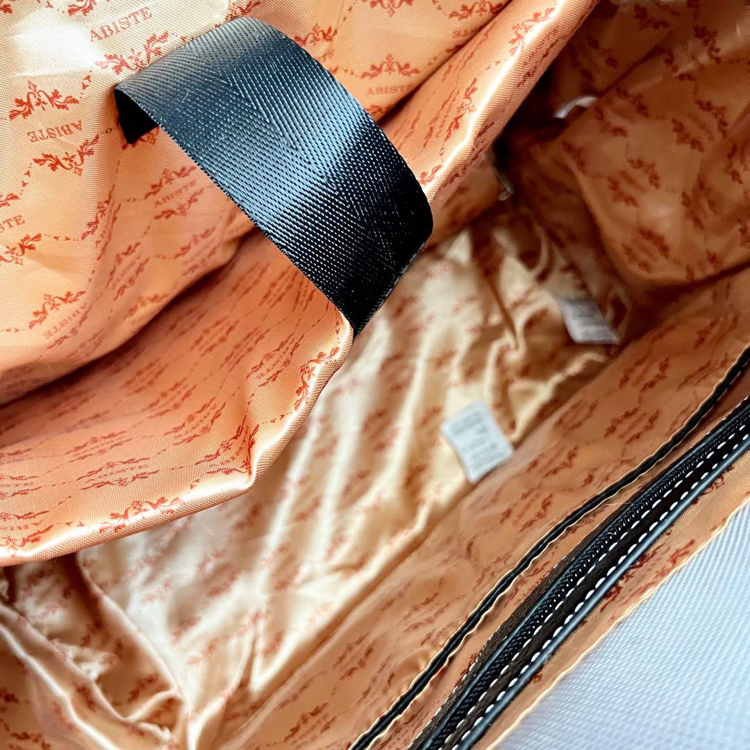 ABISTE 46L 4輪ソフトキャリーバッグ 機内持込可・ウォータープルーフ