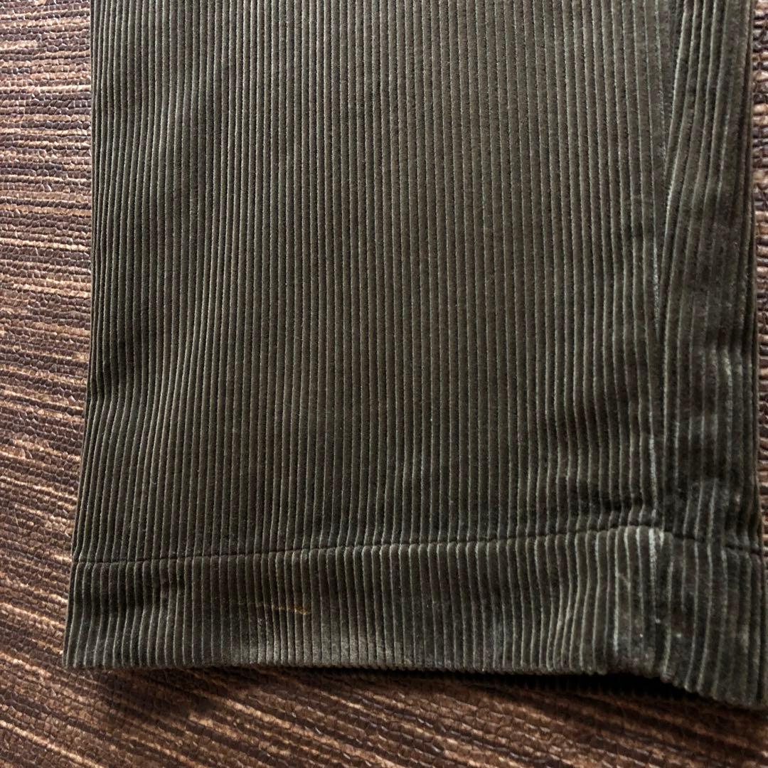 90s Polo Ralph Lauren カーキ　ツータック コーデュロイ