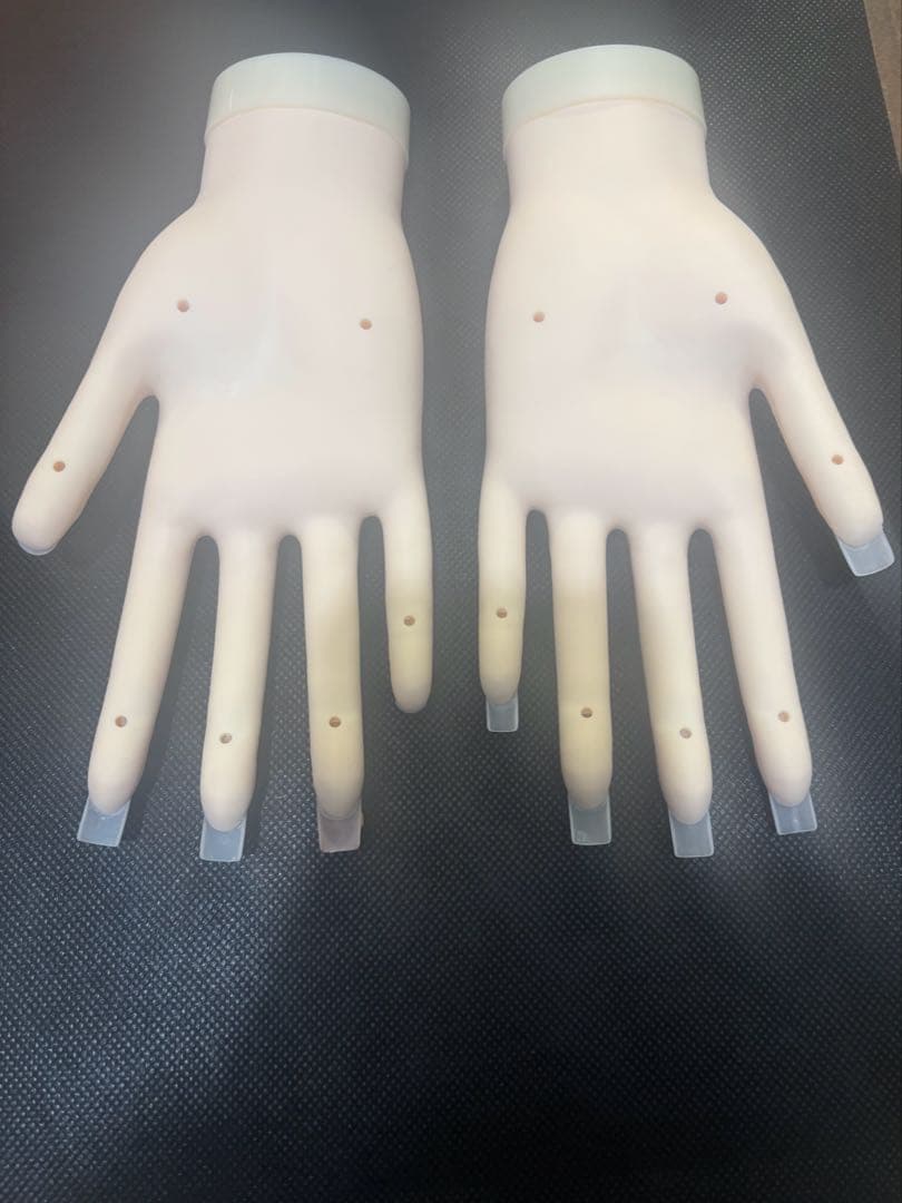 認定モデルハンド　ネイル検定　チップ付き