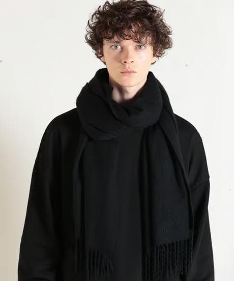 MB ULTIMATE FABRIC カシミア100%ストール ブラック