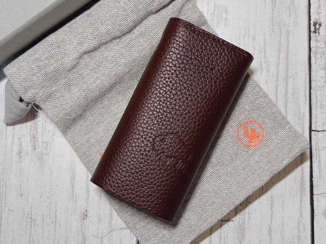 新品 IL BISONTE レザーキーケース 焦茶 マロン