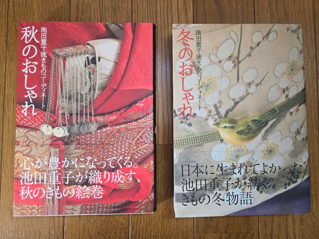 春・夏・秋・冬・半衿のおしゃれ 　池田重子