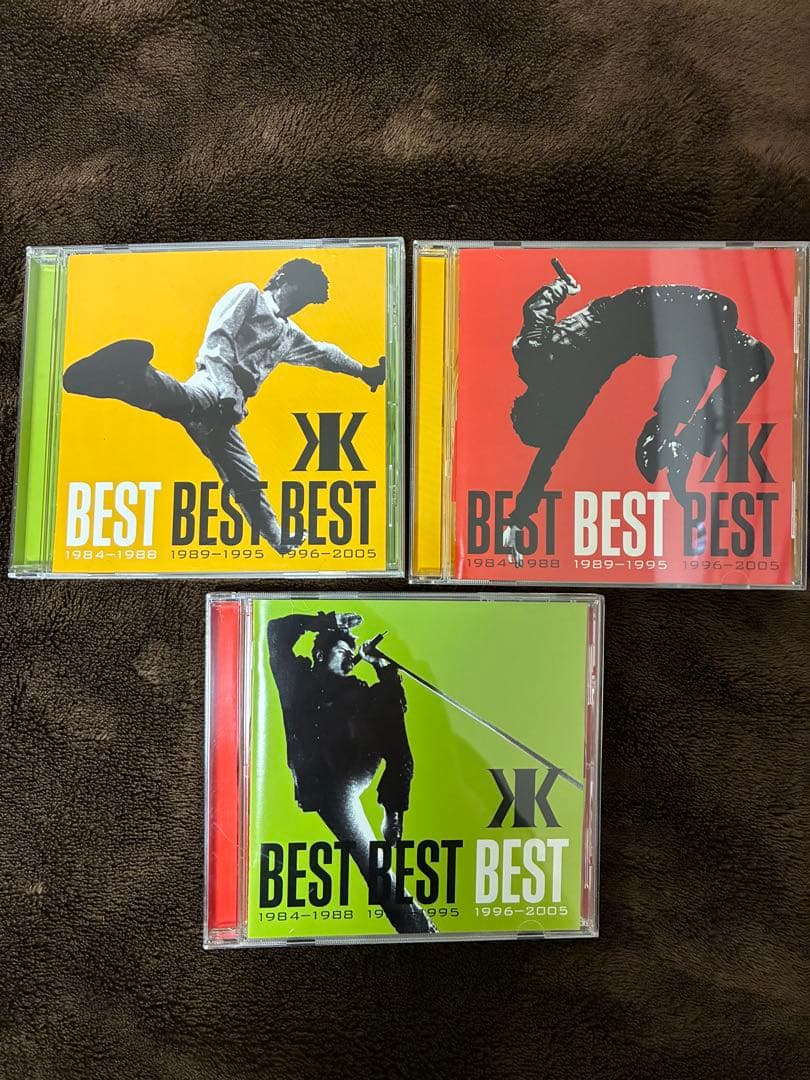 絶版！吉川晃司 「BEST BEST BEST(ベストスリー) 」3枚CDセット