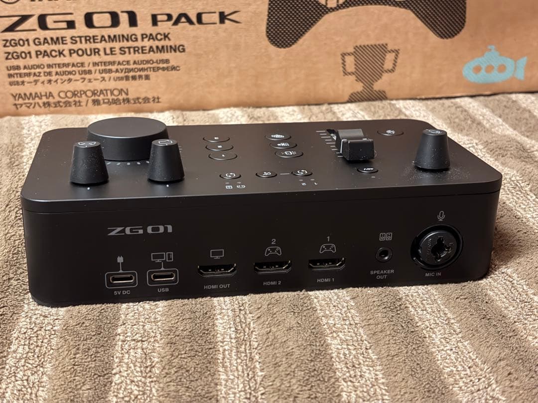 Yamaha ZG01 オーディオインターフェイス ヘッドフォン付き