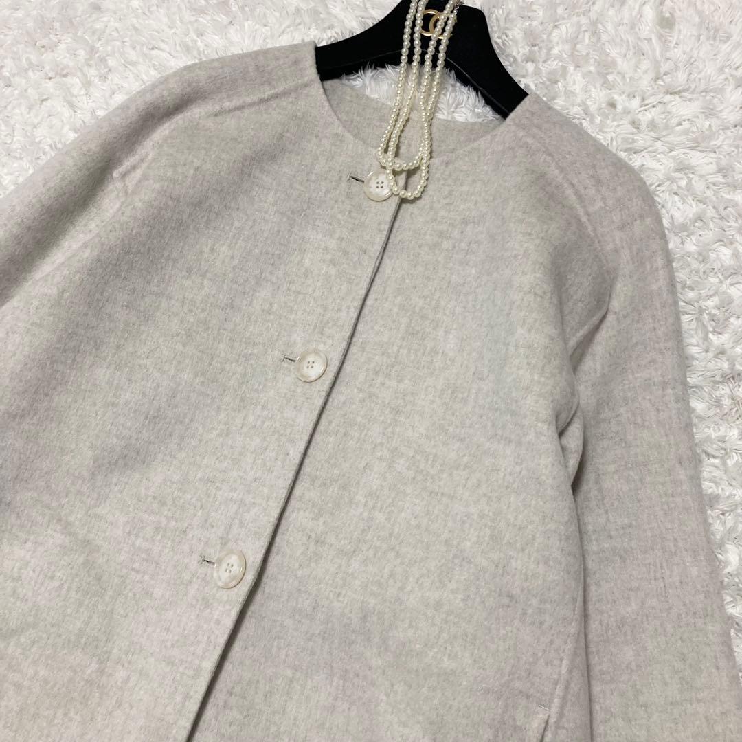 極美品♡ アンタイトル ミディ丈 軽やか セミラグランリバー コート 今季