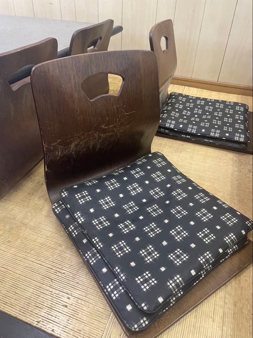 木製座椅子 6脚セット　24時間配送