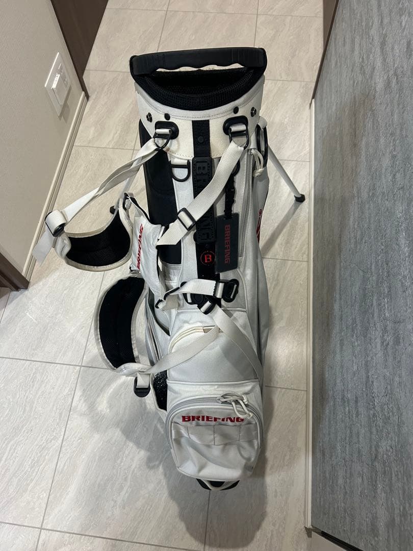 BRIEFING キャディバッグ ホワイト