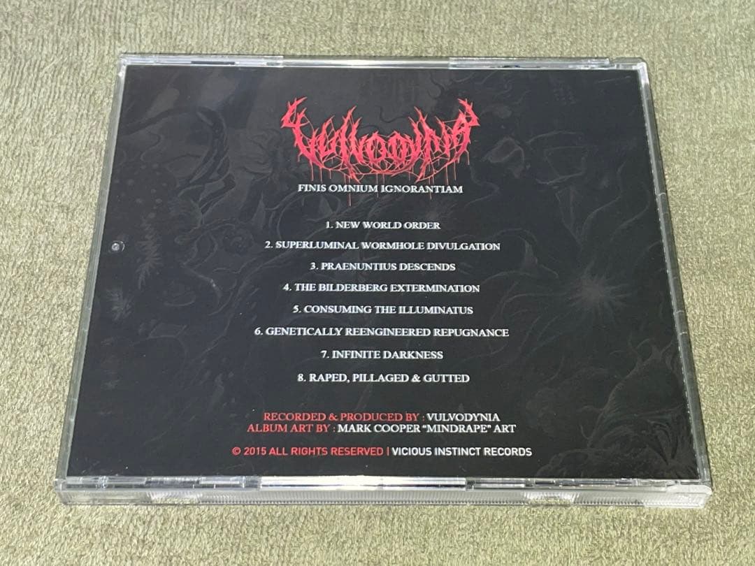 【旧ロゴ】Vulvodynia 2nd CD【廃盤】