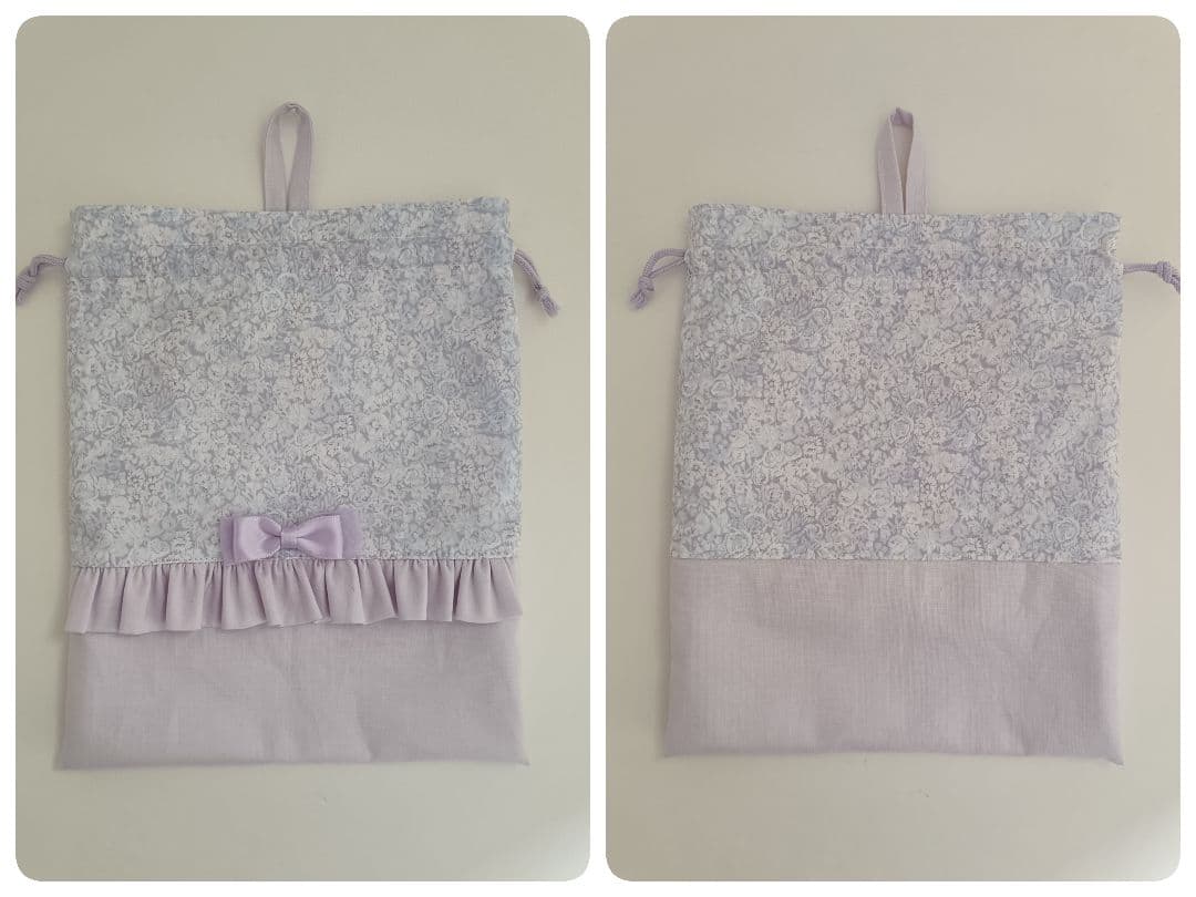 入園入学6点セット リバティチャイブ使用 フリル リボン ハンドメイド おまけ付